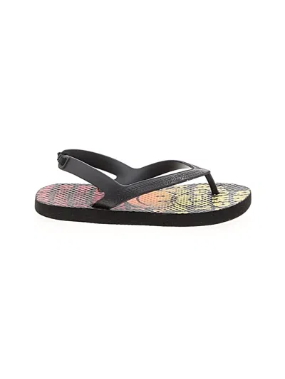Pre-owned Unbranded Kids' Flip Flops In Black