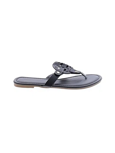 Pre-owned Unbranded Flip Flops In Black