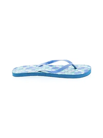 Pre-owned Unbranded Flip Flops In Blue