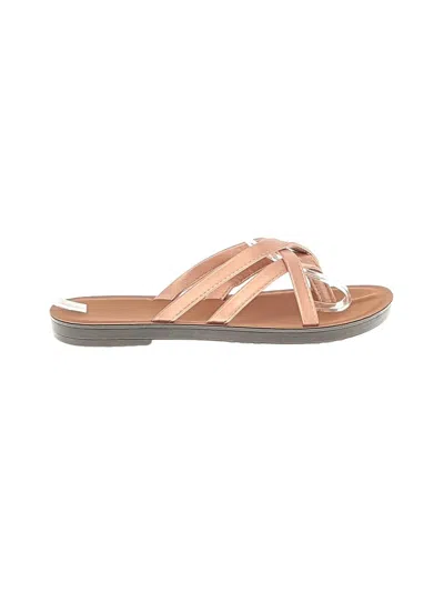 Pre-owned Unbranded Flip Flops In Brown
