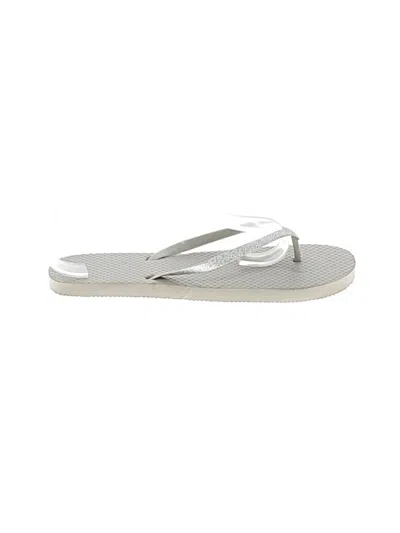 Pre-owned Unbranded Flip Flops In Gray