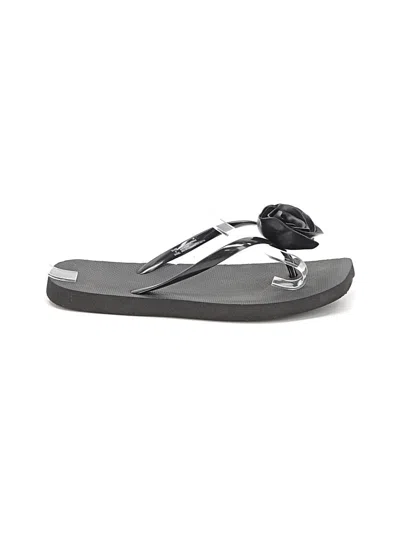 Pre-owned Unbranded Flip Flops In Gray