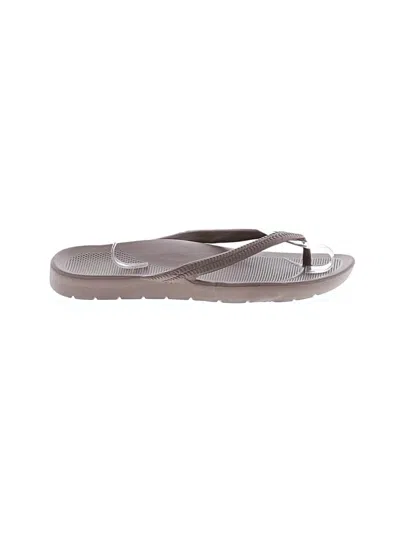 Pre-owned Unbranded Flip Flops In Gray