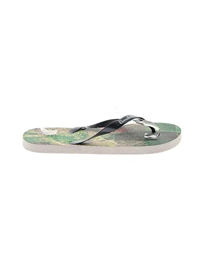 Pre-owned Unbranded Flip Flops In Green