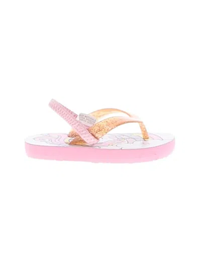 Pre-owned Unbranded Kids' Flip Flops In Pink