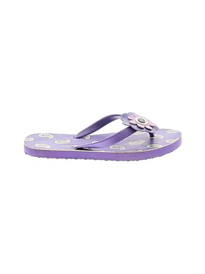 Pre-owned Unbranded Flip Flops In Purple