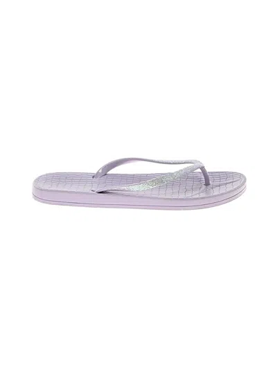 Pre-owned Unbranded Flip Flops In Purple