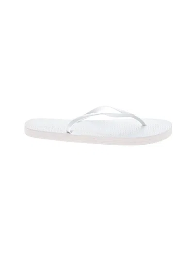 Pre-owned Unbranded Flip Flops In White
