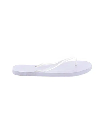 Pre-owned Unbranded Flip Flops In White