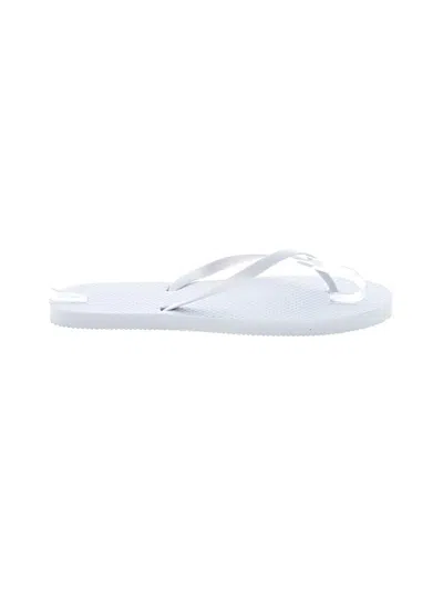 Pre-owned Unbranded Flip Flops In White