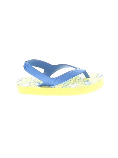 Pre-owned Unbranded Kids' Flip Flops In Yellow