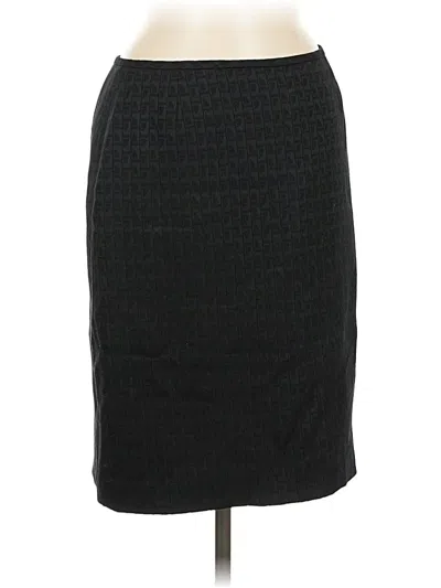 Pre-owned Unbranded Formal Skirt In Black