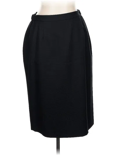 Pre-owned Unbranded Formal Skirt In Black
