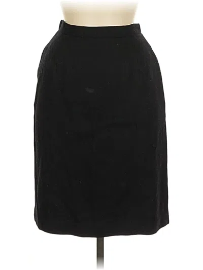 Pre-owned Unbranded Formal Skirt In Black