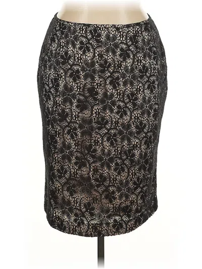 Pre-owned Unbranded Formal Skirt In Black