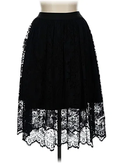 Pre-owned Unbranded Formal Skirt In Black