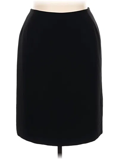 Pre-owned Unbranded Formal Skirt In Black
