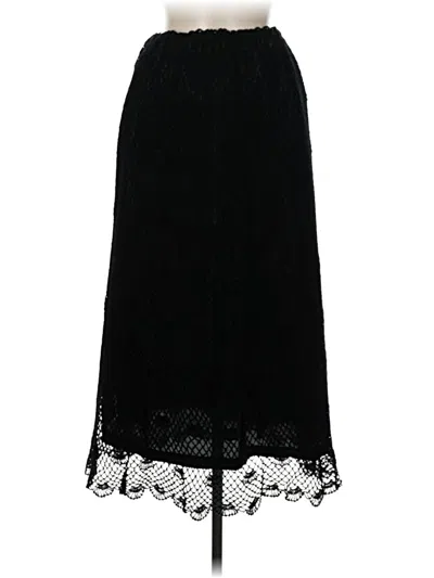 Pre-owned Unbranded Formal Skirt In Black