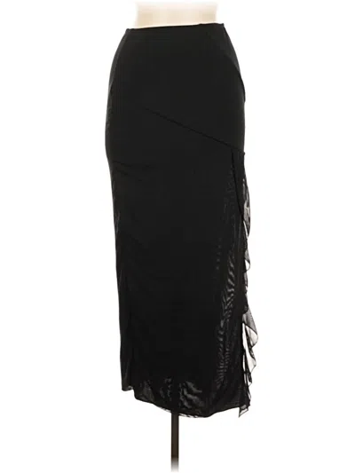 Pre-owned Unbranded Formal Skirt In Black