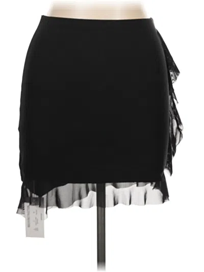 Pre-owned Unbranded Formal Skirt In Black