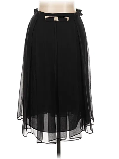 Pre-owned Unbranded Formal Skirt In Black