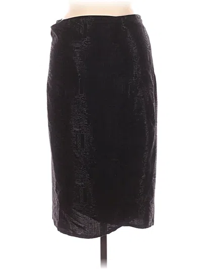 Pre-owned Unbranded Formal Skirt In Black