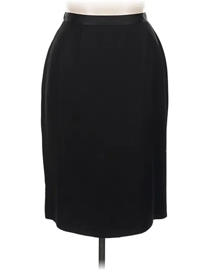 Pre-owned Unbranded Formal Skirt In Black