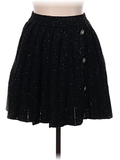 Pre-owned Unbranded Formal Skirt In Black