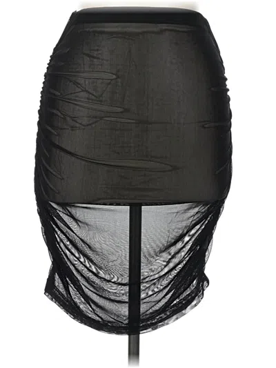 Pre-owned Unbranded Formal Skirt In Black