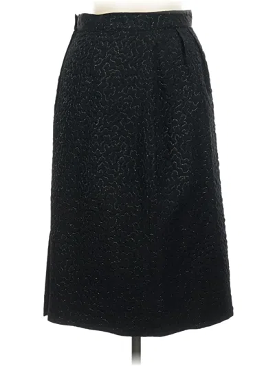 Pre-owned Unbranded Formal Skirt In Black