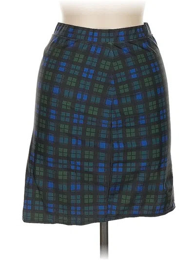 Pre-owned Unbranded Formal Skirt In Blue