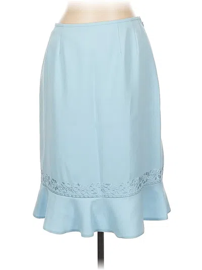 Pre-owned Unbranded Formal Skirt In Blue