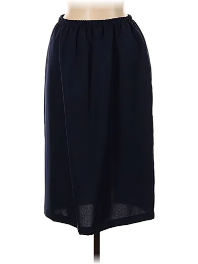 Pre-owned Unbranded Formal Skirt In Blue