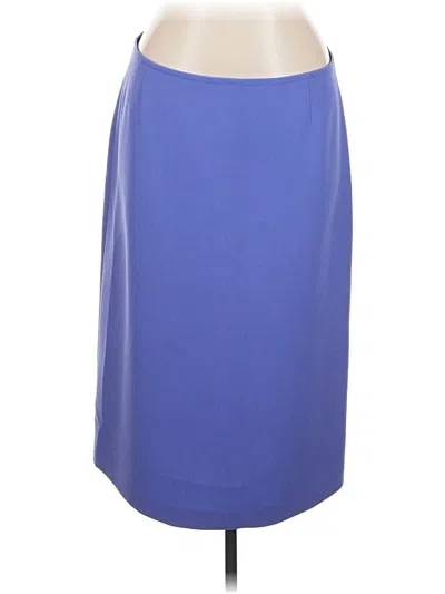 Pre-owned Unbranded Formal Skirt In Blue