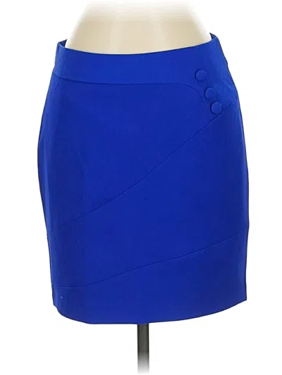 Pre-owned Unbranded Formal Skirt In Blue