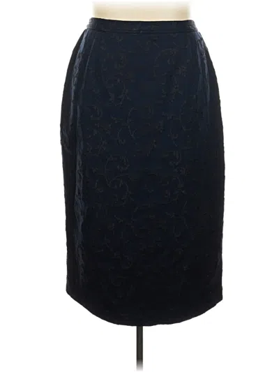 Pre-owned Unbranded Formal Skirt In Blue