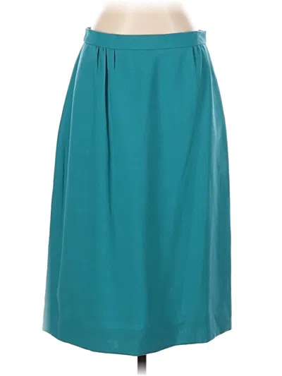 Pre-owned Unbranded Formal Skirt In Blue