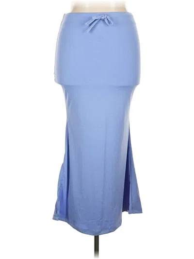 Pre-owned Unbranded Formal Skirt In Blue