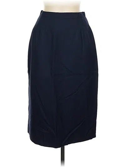 Pre-owned Unbranded Formal Skirt In Blue