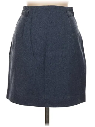 Pre-owned Unbranded Formal Skirt In Blue