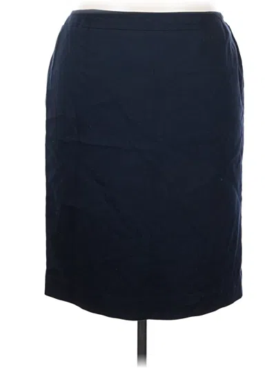 Pre-owned Unbranded Formal Skirt In Blue
