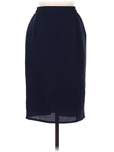 Pre-owned Unbranded Formal Skirt In Blue