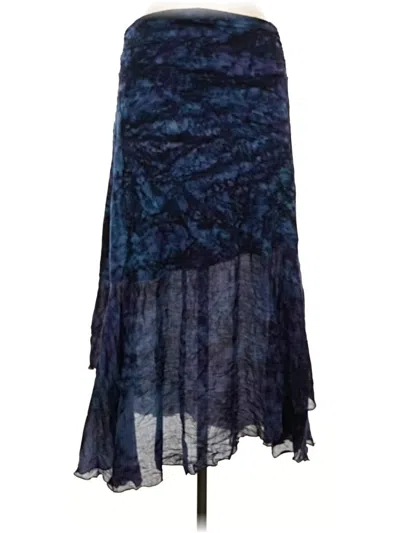 Pre-owned Unbranded Formal Skirt In Blue
