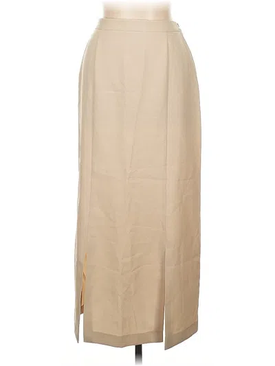 Pre-owned Unbranded Formal Skirt In Brown