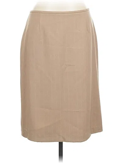 Pre-owned Unbranded Formal Skirt In Brown