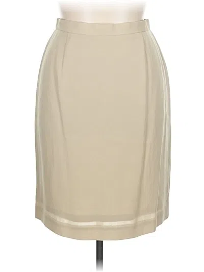 Pre-owned Unbranded Formal Skirt In Brown