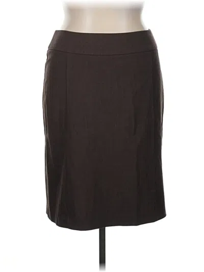 Pre-owned Unbranded Formal Skirt In Brown