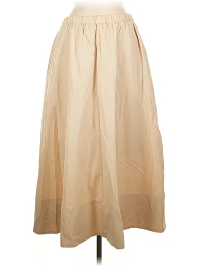 Pre-owned Unbranded Formal Skirt In Brown