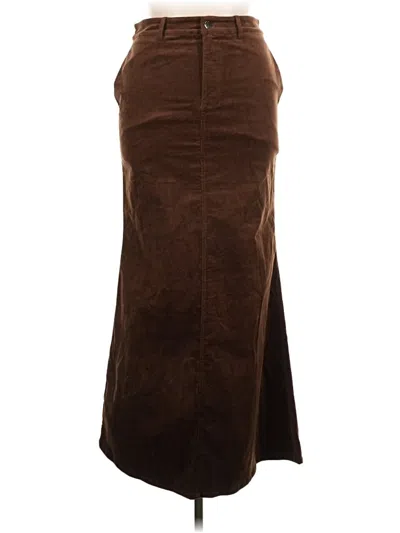 Pre-owned Unbranded Formal Skirt In Brown