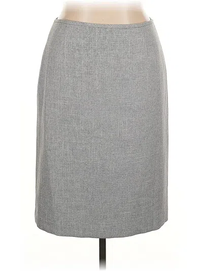 Pre-owned Unbranded Formal Skirt In Gray